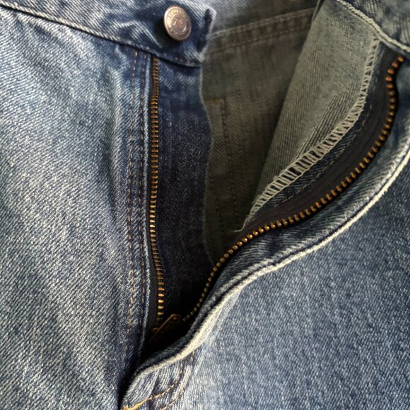 Vintage Wrangler Jeans – Baggy Fit – Blue – 38x29 - Picture 3 of 9